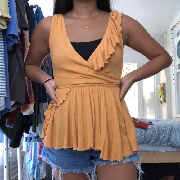 Free People Ruffle Tank Top - Picture 2 of 3